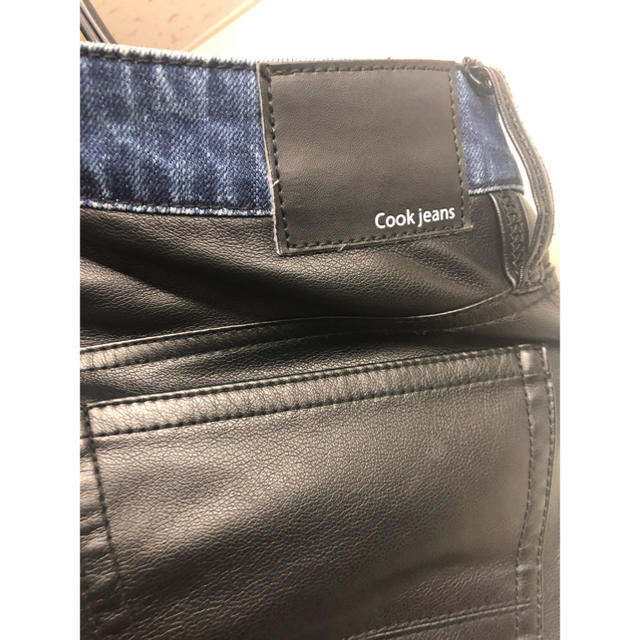 cook jeans レザー切り返し 3