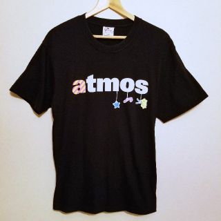 アトモス(atmos)のatmos Tシャツ メンズ ブラック Kitty コラボ L 新品 アトモス(Tシャツ/カットソー(半袖/袖なし))