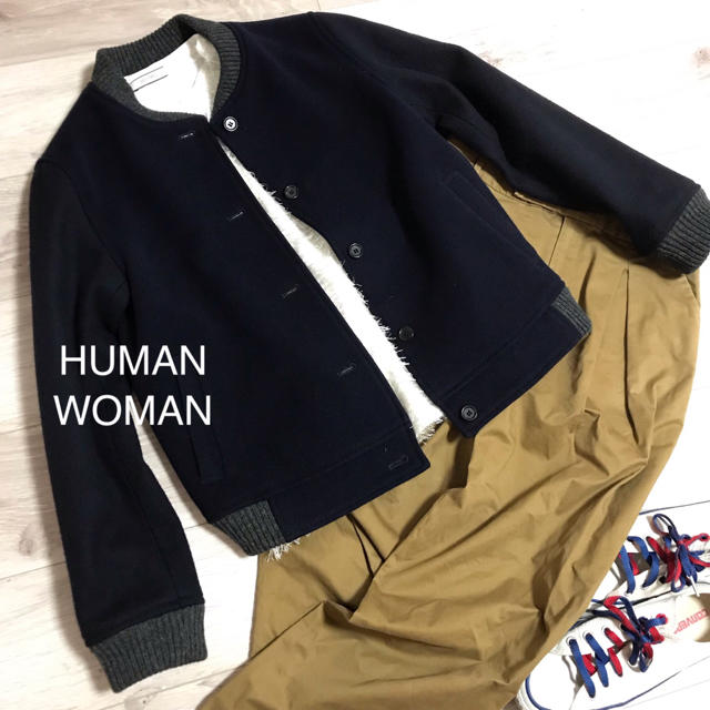 HUMAN WOMAN(ヒューマンウーマン)のヒューマンウーマン✴︎カジュアルブルゾン♡ レディースのジャケット/アウター(ブルゾン)の商品写真