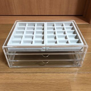 ムジルシリョウヒン(MUJI (無印良品))の無印良品 アクリル アクセサリーケース(小物入れ)