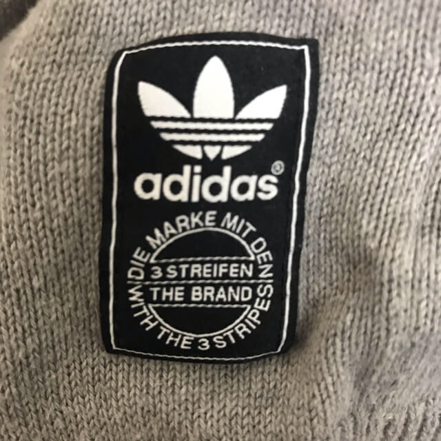 adidas(アディダス)のadidas originals ニットパーカー/グレー/Mサイズ メンズのトップス(パーカー)の商品写真