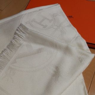 専用◆ エルメス Hermes 白ETOLE  カシミア ストール アイボリー