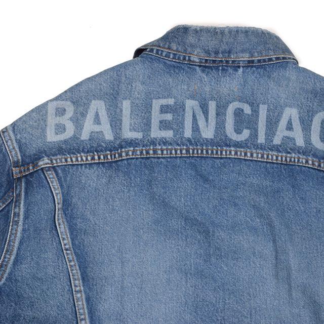 Balenciaga - BALENCIAGA バレンシアガ ロゴデニムジャケット 34の通販 Balenciaga - BALENCIAGA バレンシアガ ロゴデニムジャケット 34の通販