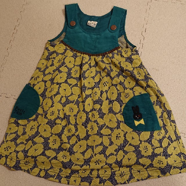 Petit jam(プチジャム)のプチジャム ワンピース110センチ  キッズ/ベビー/マタニティのキッズ服女の子用(90cm~)(ワンピース)の商品写真