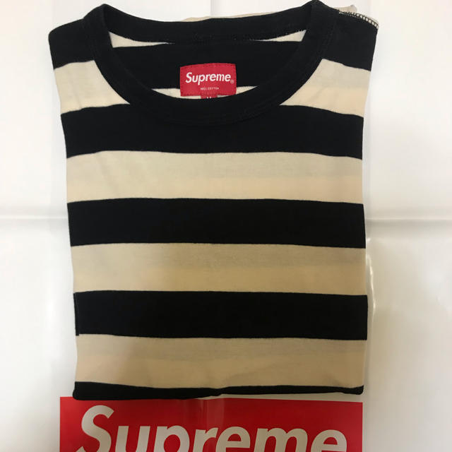 Supreme(シュプリーム)のsupreme ボーダーロンT M メンズのトップス(Tシャツ/カットソー(七分/長袖))の商品写真