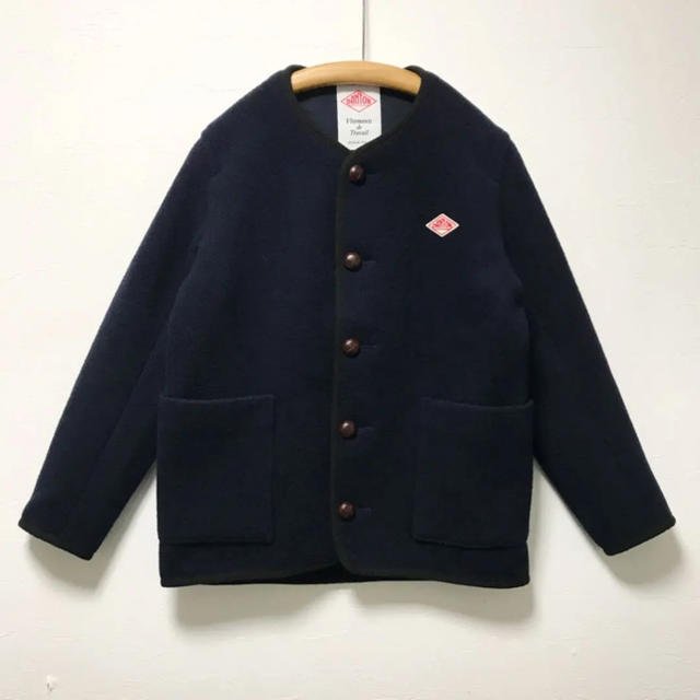 ダントン(DANTON)ウールモッサ ノーカラーブルゾン NEW ciedespuys.com
