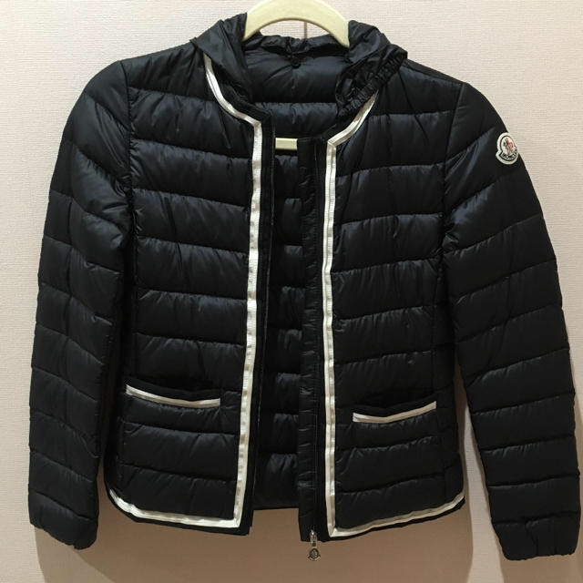 最終価格‼️MONCLER【未使用】ブラック 12A(152cm)ライトダウン