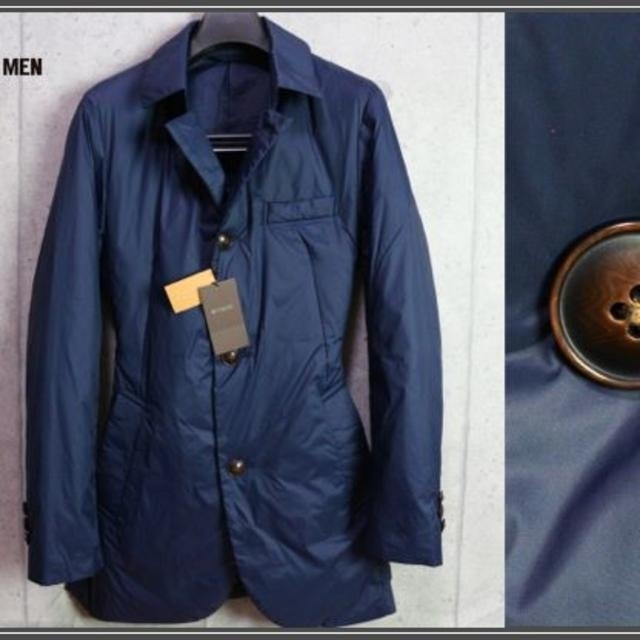 COMME CA MEN(コムサメン)のコムサメン　高密度ナイロンタフタ 撥水 防風ステンカラーコート　ダウン メンズのジャケット/アウター(ナイロンジャケット)の商品写真