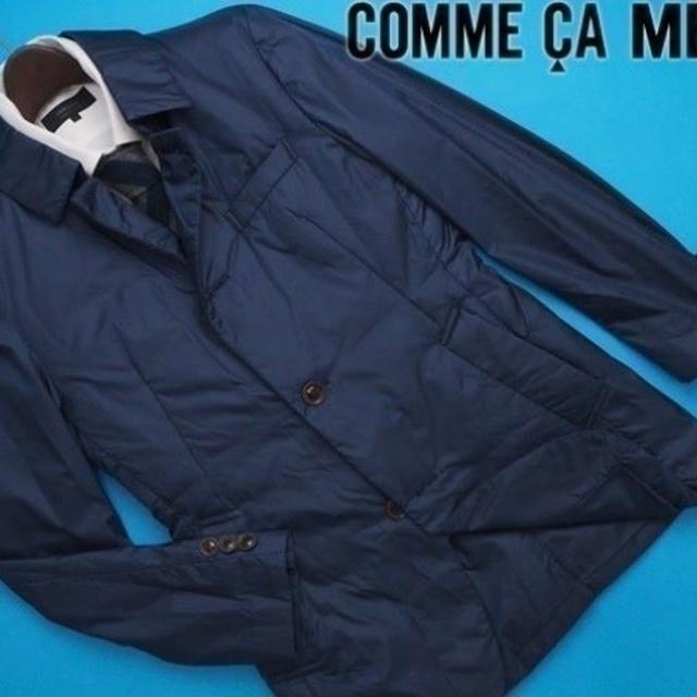 COMME CA MEN(コムサメン)のコムサメン　高密度ナイロンタフタ 撥水 防風ステンカラーコート　ダウン メンズのジャケット/アウター(ナイロンジャケット)の商品写真