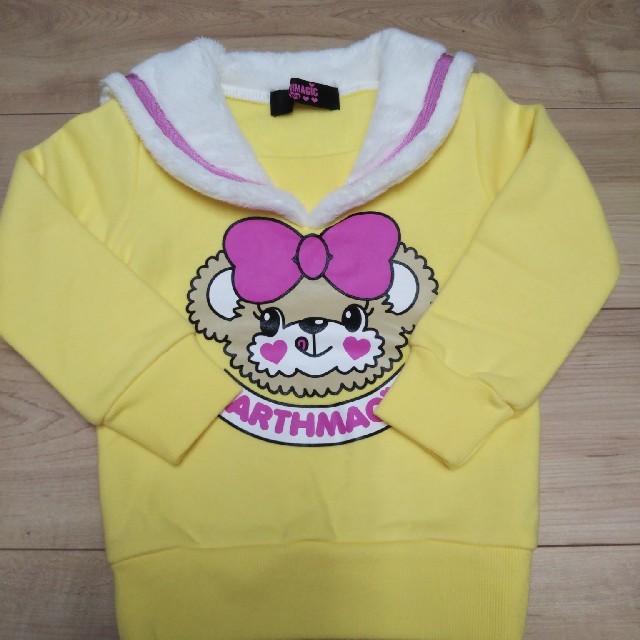 EARTHMAGIC(アースマジック)のアースマジック♡セーラートレーナー100 キッズ/ベビー/マタニティのキッズ服女の子用(90cm~)(Tシャツ/カットソー)の商品写真