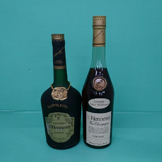 古酒ブランデー  Hennessy NAPOLEON&VSOP 食品/飲料/酒の酒(ブランデー)の商品写真