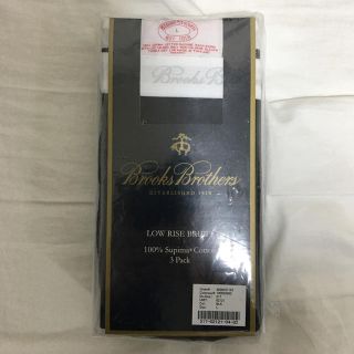 ブルックスブラザース(Brooks Brothers)の新品！3枚組 Brooks Brothers ブリーフ 黒 L(その他)