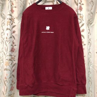 アンディフィーテッド(UNDEFEATED)のMサイズ  UNDEFEATED  crewneck  バーガンディ(スウェット)