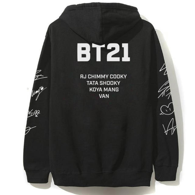 防弾少年団(BTS)(ボウダンショウネンダン)のXL  Roll Call Black Hoodie メンズのトップス(パーカー)の商品写真