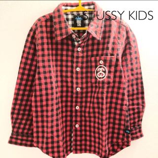 ステューシー(STUSSY)の【ステューシー】キッズ ネルシャツ STUSSY M/5T(ブラウス)