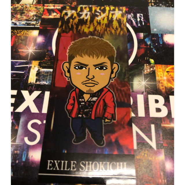 EXILE THE SECOND(エグザイルザセカンド)のSHOKICHI 千社札 エンタメ/ホビーのタレントグッズ(ミュージシャン)の商品写真