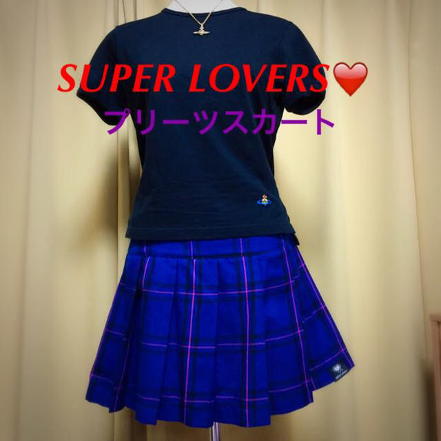 SUPER LOVERS(スーパーラヴァーズ)のSUPER LOVERSプリーツスカート レディースのスカート(ミニスカート)の商品写真