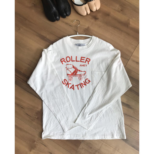 AMERICANA(アメリカーナ)の美品 一度のみ着用 アメリカーナ Americana Tee レディースのトップス(Tシャツ(長袖/七分))の商品写真