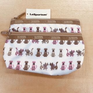 レスポートサック(LeSportsac)の新品  未使用 レスポートサック 小物入れネコとワンコ(小物入れ)