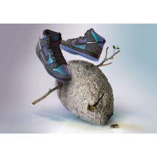 ナイキ(NIKE)の26.5cm ☆ nike sb dunk high black hornet(スニーカー)