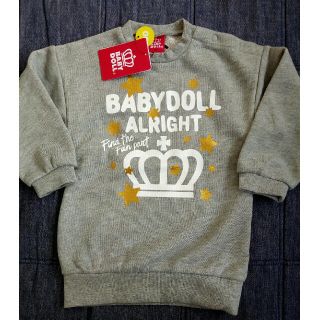 ベビードール(BABYDOLL)のbabydoll　スエットワンピース　チュニック　90(ワンピース)