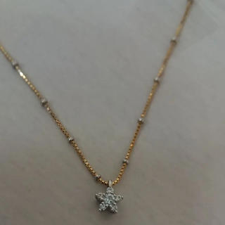 タサキ(TASAKI)のタサキ   tasaki  18k  18金 ダイヤモンド スター ネックレス(ネックレス)