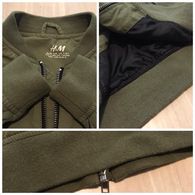 H&M(エイチアンドエム)のH&M  キッズ ブルゾン キッズ/ベビー/マタニティのキッズ服男の子用(90cm~)(ジャケット/上着)の商品写真