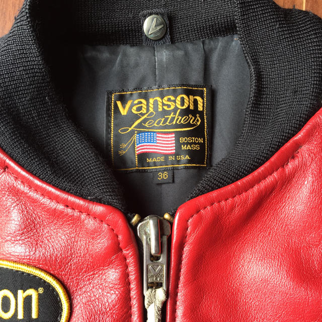 VANSON(バンソン)のバンソンTJ  サイズ  36 メンズのジャケット/アウター(ライダースジャケット)の商品写真