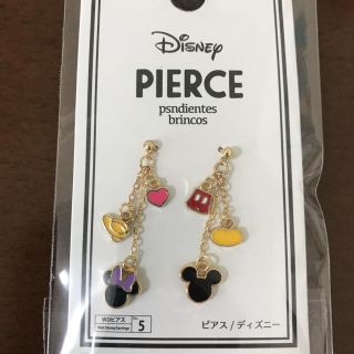 ディズニー(Disney)のダイソー ディズニーピアス  ゴールド(ピアス)