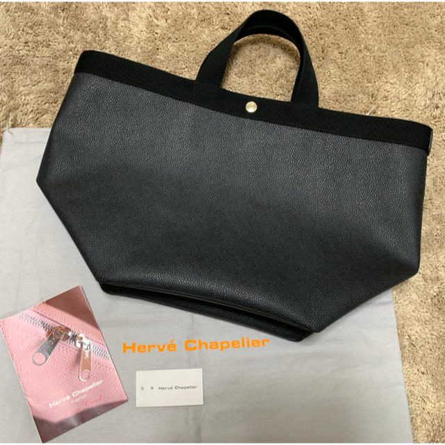 Herve Chapelier(エルベシャプリエ)の【ゆづ様専用】Herve Chapelier 725GP   黒 レディースのバッグ(トートバッグ)の商品写真