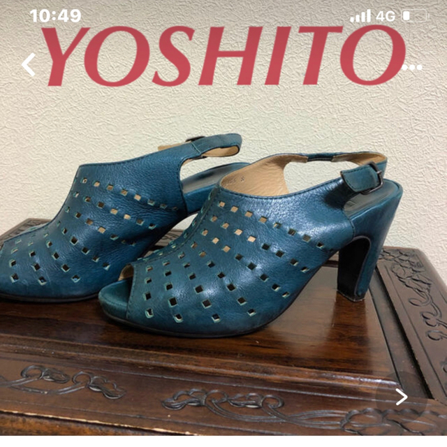 まち様専用  YOSHITOサンダル♪ベージュ、ブルー レディースの靴/シューズ(サンダル)の商品写真