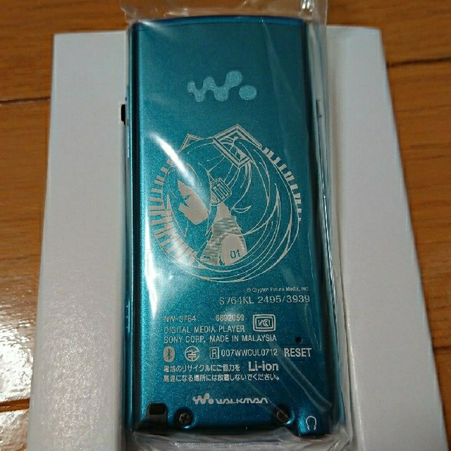 【新品】SONY 初音ミク ウォークマン NW-S764K ブルー スピーカー付