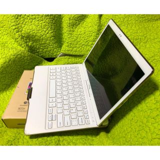 サムスン(SAMSUNG)の★美品★GALAXY Tab S★PCの様に使える￥１.４万の純正キーボード付！(タブレット)