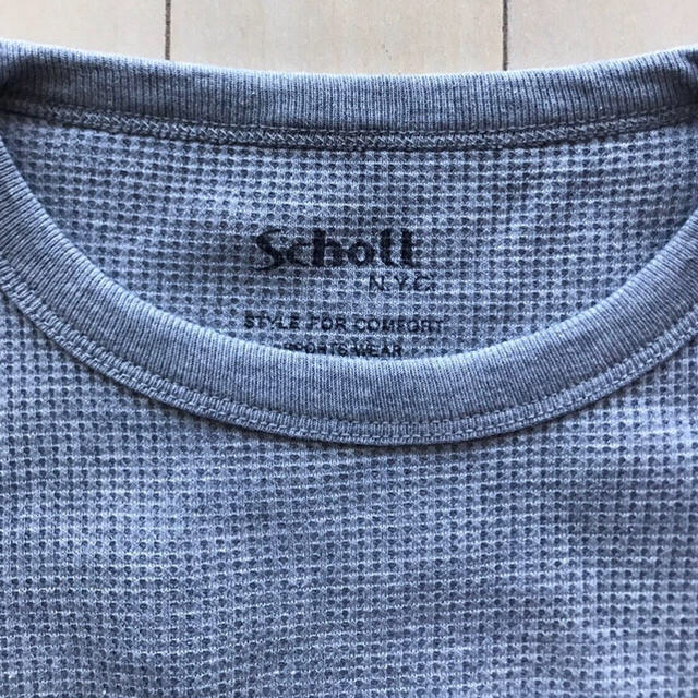 schott(ショット)の★Schottのサーマル長袖カットソー メンズのトップス(Tシャツ/カットソー(七分/長袖))の商品写真