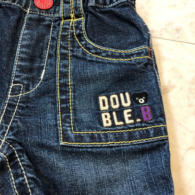 DOUBLE.B(ダブルビー)のミキハウス♡ダブルビー♡デニムパンツ♡90 キッズ/ベビー/マタニティのキッズ服男の子用(90cm~)(パンツ/スパッツ)の商品写真