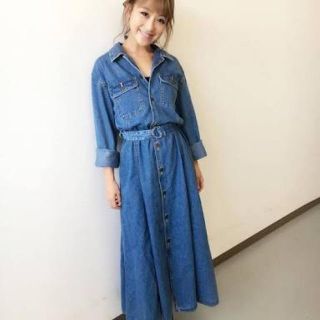 マウジー(moussy)のみほ様moussy❤︎入手困難デニムワンピ(ロングワンピース/マキシワンピース)