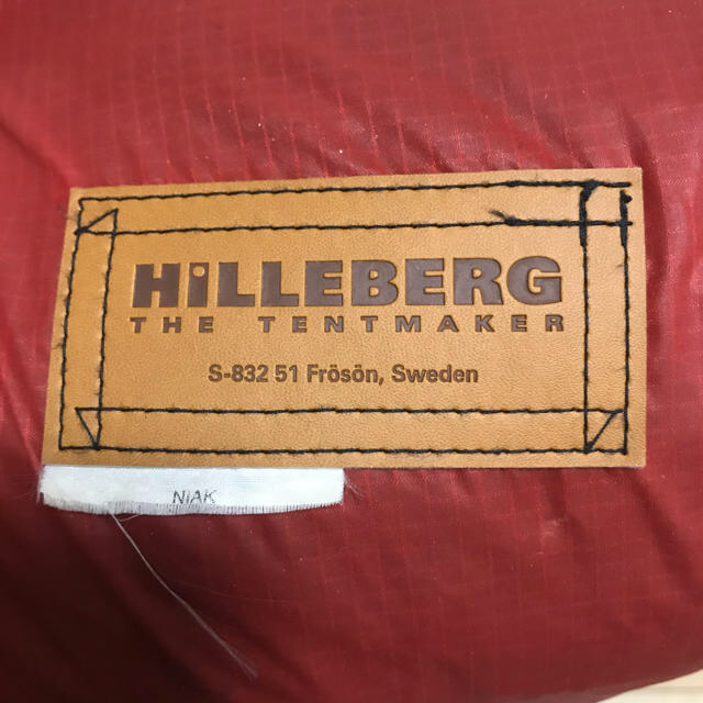 HILLEBERG(ヒルバーグ)のHILLEBERG NIAK　ヒルバーグ 二アック レッド レザータグ テント スポーツ/アウトドアのアウトドア(テント/タープ)の商品写真