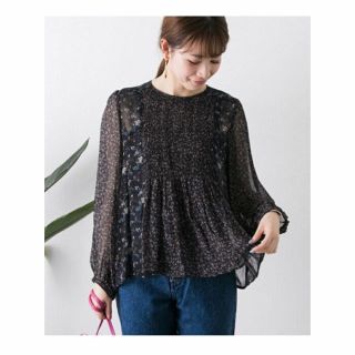 アーバンリサーチ(URBAN RESEARCH)のne Quittez pas GEORGETTE SMOCK TOPS (シャツ/ブラウス(長袖/七分))