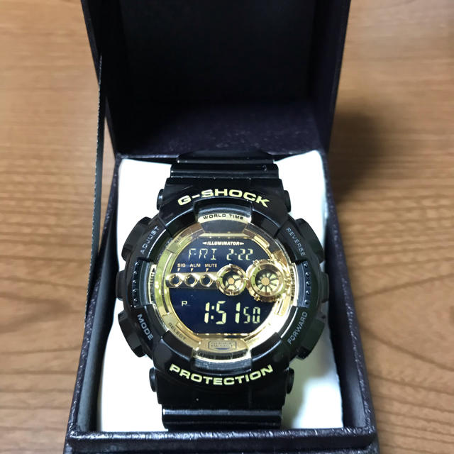 G-SHOCK(ジーショック)の【美品】G-SHOCK    3263✳︎JA  ブラックゴールド メンズの時計(腕時計(デジタル))の商品写真