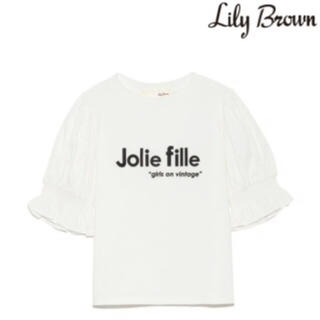 リリーブラウン(Lily Brown)の⋆⸜新品未使用 Lily Brown 異素材スリーブTシャツ⸝⋆(Tシャツ(半袖/袖なし))