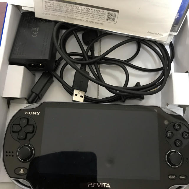 ゲームソフト/ゲーム機本体PlayStation®Vita クリスタル・ブラック PCH-1100