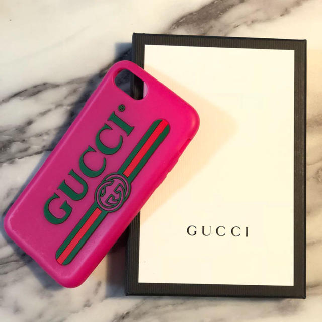 手帳タイプ iphoneケース / Gucci - GUCCI iPhoneケース 7 8の通販 by urimasu｜グッチならラクマ