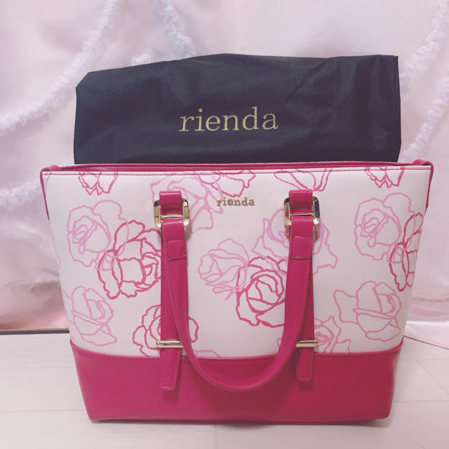 rienda(リエンダ)のrienda クリアローズ ピンク2way バッグ  レディースのバッグ(ハンドバッグ)の商品写真