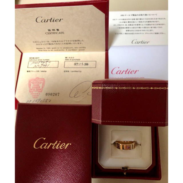 カルティエ ラブリング  12号 Cartier Lovering サイズ12