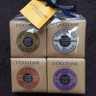 ロクシタン(L'OCCITANE)のソープセット100g×4 おまけつき(その他)