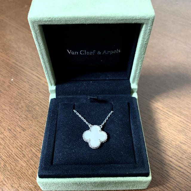 人気の春夏 Van Cleef WG ネックレス ヴィンテージアルハンブラ Cleef&Arpels Van - Arpels & ネックレス