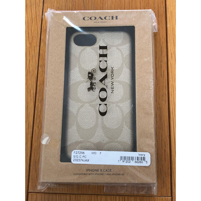 COACH(コーチ)のCOACH iPhone 8 ケース アイボリー スマホ/家電/カメラのスマホアクセサリー(iPhoneケース)の商品写真