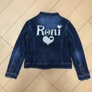 ロニィ(RONI)のroni  ライダース デニム ジャケット 裏ボア M L 上着 アウター(ジャケット/上着)