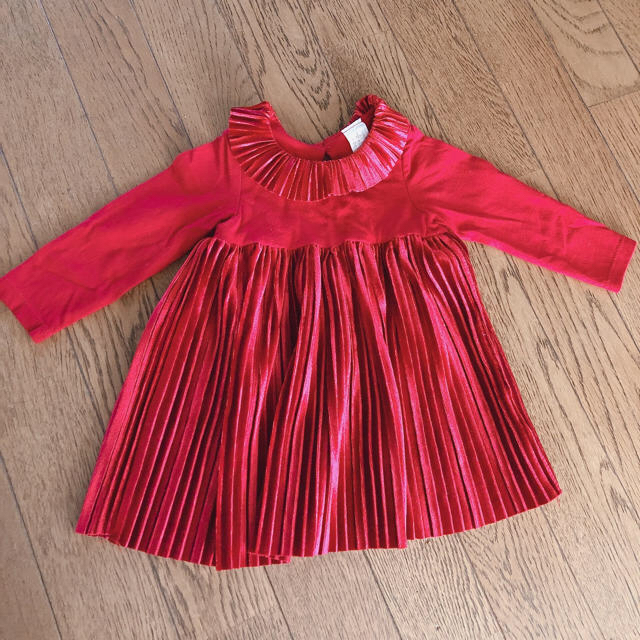 H&M(エイチアンドエム)のbaby 女の子 ドレス キッズ/ベビー/マタニティのベビー服(~85cm)(セレモニードレス/スーツ)の商品写真