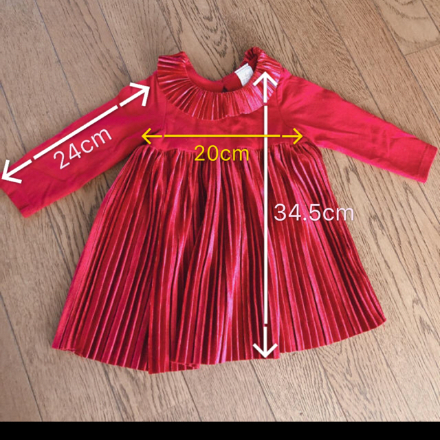 H&M(エイチアンドエム)のbaby 女の子 ドレス キッズ/ベビー/マタニティのベビー服(~85cm)(セレモニードレス/スーツ)の商品写真